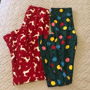 Lula Roe Christmas Leggings